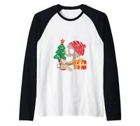 Scheletro di Natale Cioccolata Calda Natale Uomini Donne Bambini Giovani Maglia con Maniche Raglan