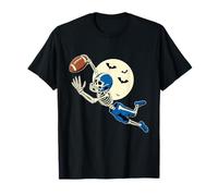 Scheletro di scheletro di calcio Halloween Spooky americano spavent Maglietta