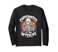 Scheletro di spezie di zucca Til the Afterlife con caffeina Maglia a Manica