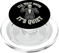 Scheletro Direttore I'll Wait Until It's Quiet divertente PopSockets PopGrip per MagSafe