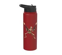 Scheletro divertente ADHD e scheletro autismo Stainless Steel Insulated Water Bottle