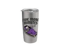 Scheletro divertente che dorme altri cinque minuti Snooze Coffin Nap Bicchiere termico in acciaio inox doppia parete