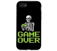 Scheletro Divertente Giocare Videogiochi Game Over Custodia per iPhone SE (2020) / 7/8