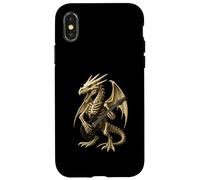 Scheletro Dragon Chitarra Elettrica Halloween Mus Custodia per iPhone X/XS
