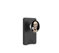Scheletro estivo divertente con gelato in costume PopSockets PopWallet per MagSafe