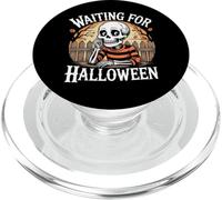 Scheletro estivo spettrale in attesa di Halloween PopSockets PopGrip per MagSafe