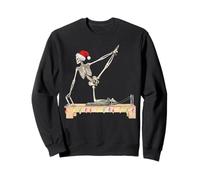 Scheletro Fare Reformer Pilates Macchina Zucca Natale Felpa