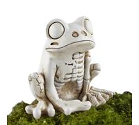 Scheletro - Figure - Teschio di animali di scena, Spaventosi gioielli di rana | Statua dettagliata in resina, struttura scheletrica realistica, perfetta per decorare case infestate, tavole da tavolo