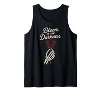 Scheletro Floreale Romantico Gotico Teschio e Fiori gotici Canotta