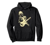 Scheletro Gotico con Chitarra Chitarrista Rocker Punk Grunge Felpa con Cappuccio