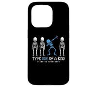 Scheletro guerriero T1D per la consapevolezza del diabete di tipo uno nel suo genere Custodia per iPhone 15 Pro