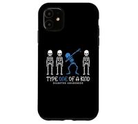 Scheletro guerriero T1D per la consapevolezza del diabete di tipo uno nel suo genere Custodia per iPhone 11