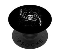 Scheletro Joker Carta da gioco Gioco d'azzardo Grim Reaper PopSockets PopGrip Adesivo
