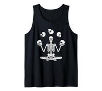 Scheletro Juggling Heads - Cranio Divertente novità Scheletro Canotta