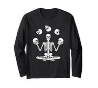 Scheletro Juggling Heads - Cranio Divertente novità Scheletro Maglia a Manica