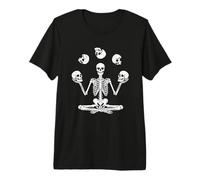 Scheletro Juggling Heads - Cranio Divertente novità Scheletro Maglietta Premium