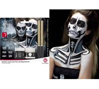 Scheletro Latex Liquido Kit Halloween Special Fx Accessorio Vestito