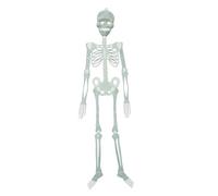 Scheletro luminoso di Halloween, scheletro simulato di Halloween, scheletro luminoso per tutto il corpo che brilla al buio | Decorazioni decorative di Halloween con scheletro luminoso per il bar