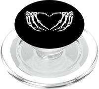 Scheletro Mani Forming Love Heart Creepy Gothic Halloween PopSockets PopGrip per MagSafe