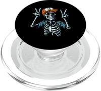 Scheletro mano segno pace osso PopSockets PopGrip per MagSafe