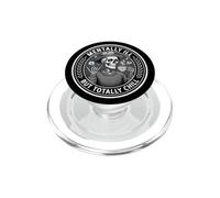 Scheletro mentalmente malato ma totalmente freddo divertente tè caffè PopSockets PopGrip per MagSafe