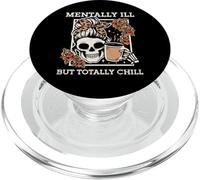 Scheletro mentalmente malato ma totalmente freddo Halloween Skull Mom PopSockets PopGrip per MagSafe