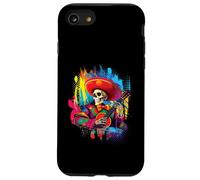 Scheletro messicano Halloween Dia De Los Muertos Giorno Dei Morti Custodia per iPhone SE (2020) / 7 / 8
