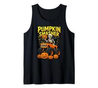 Scheletro Monster Truck Halloween Pumpkin Smasher Ragazzi Ragazze Canotta