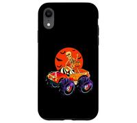 Scheletro Monster Truck Halloween Spooky Toddler Boys Kids Custodia per iPhone XR