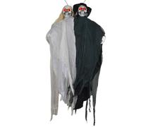 Scheletro per Halloween, sposo spaventoso, accessori horror, con | Decorazioni di Halloween adatte per cortile, giardino, terrazza, cortile, balcone,