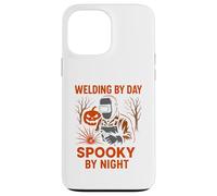 Scheletro per saldatura da uomo Welder Welding Day Spooky Night Cool Custodia per iPhone 13 Pro Max