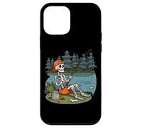 Scheletro Pesca Halloween Costume Divertente Pesca Ragazzi Custodia per iPhone 12 mini
