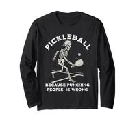 Scheletro Pickleball perché Il Pugno è Sbagliato Maglia a Manica
