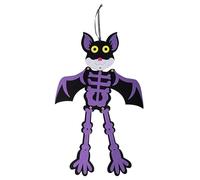 SCHELETRO PIPISTRELLO D'APPENDERE IN Feltro H.cm.50 CA. Con CARTELLINO/ETICHETTA