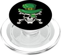 Scheletro pirata Saint Paddy Shamrock Saint Patrick's PopSockets PopGrip per MagSafe