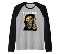 Scheletro Rapper Io farei Poliziotto Che Maglia con Maniche Raglan