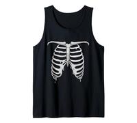 Scheletro Rib Cage Dripping Bones Halloween Canotta