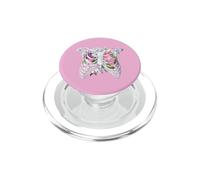 Scheletro Rib Cage Fiori Retro X-Ray Floreale Ribcage Regalo PopSockets PopGrip per MagSafe