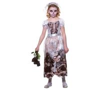 Scheletro Sposa Costume Ragazze Deluxe Costume Halloween Spose Completo