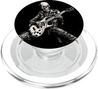 Scheletro sta facendo musica con la chitarra PopSockets PopGrip per MagSafe