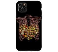 Scheletro Torso Cuore Pancia Cultura Messicana Foodie Amante Custodia per iPhone 11 Pro Max