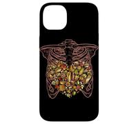 Scheletro Torso Cuore Pancia Cultura Messicana Foodie Amante Custodia per iPhone 14 Plus