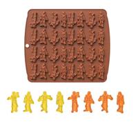 Scheletro Umano Forma Stampi di Cottura, Halloween Stampi per Caramelle in Silicone, Stampi di Cottura di Halloween in Teschi, Stampo per Cioccolatini di Halloween per Biscotti Fai da Te Caramell