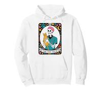 Scheletro Vet Tech Tarocchi Carta Divertente Veterinaria Tech Felpa con Cappuccio