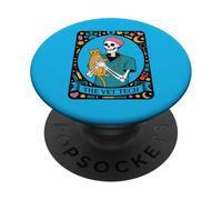 Scheletro Vet Tech Tarocchi Carta Divertente Veterinaria Tech PopSockets PopGrip Adesivo