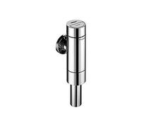 Schell, 022490699, WC valvola di scarico SCHELLOMAT Silenzioso Eco 3/4 di pollice, risparmio pulsante cromato, metallico