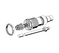 Schell 222350099 - Parte superiore con mandrino da 488 mm, con ausilio per il taglio