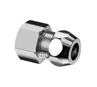 Schell raccordo 3/8" x 1/2" incl. raccordo a compressione, 064120699, Universal cromo [Rubinetteria Bagno > Accessori di Montaggio per Rubinetteria Bagno]