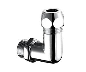 Schell raccordo a vite a gomito con filettatura maschio per tubi in rame Ø 12 mm, 064160699, Universal cromo [Rubinetteria Bagno > Accessori di Montaggio per Rubinetteria Bagno]