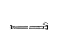 Schell set di collegamento 103140699 Clean-Flex S cromo/acciaio inox opaco [Rubinetteria Bagno > Accessori di Montaggio per Rubinetteria Bagno]